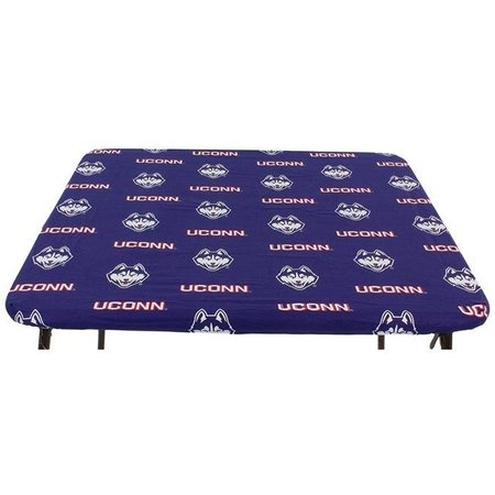 COLLEGE COVERS College Covers CONTC3 33 x 33 in. Connecticut Huskies Card Table Cover CONTC3